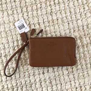 Coach Leather Wristlet